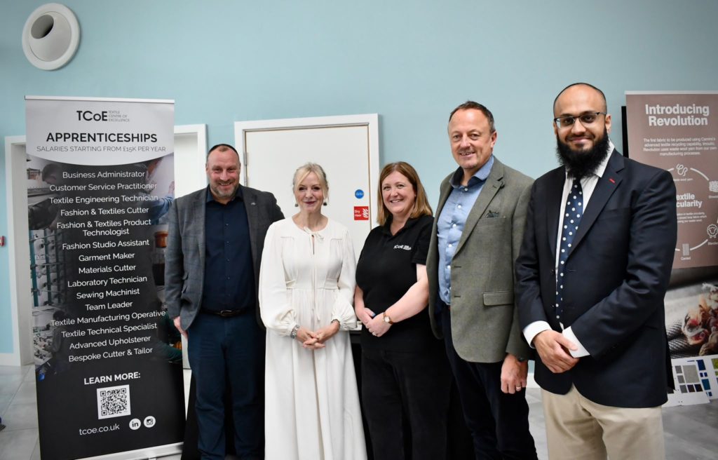 Local MP Visits Arville Textiles to See Investment in the Future of British Manufacturing